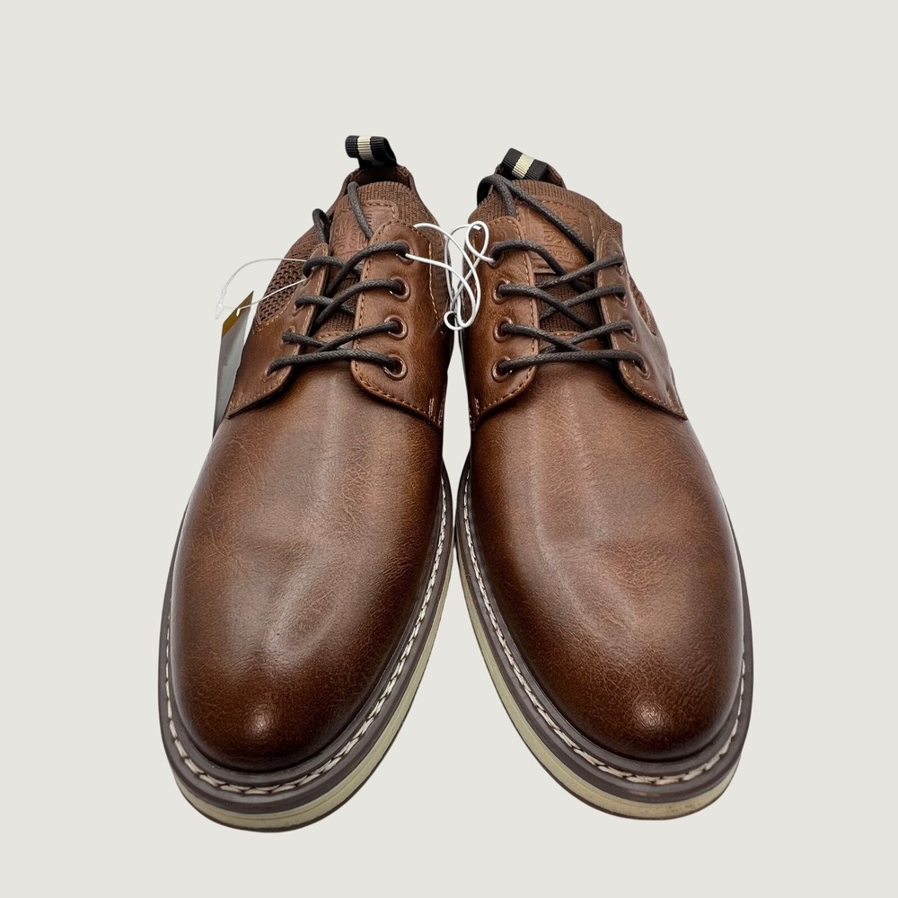 Steve Madden P-Kenson Cognac Hybrid Oxford Dress Shoes Men's Size 8 NWB - Picture 1 of 8